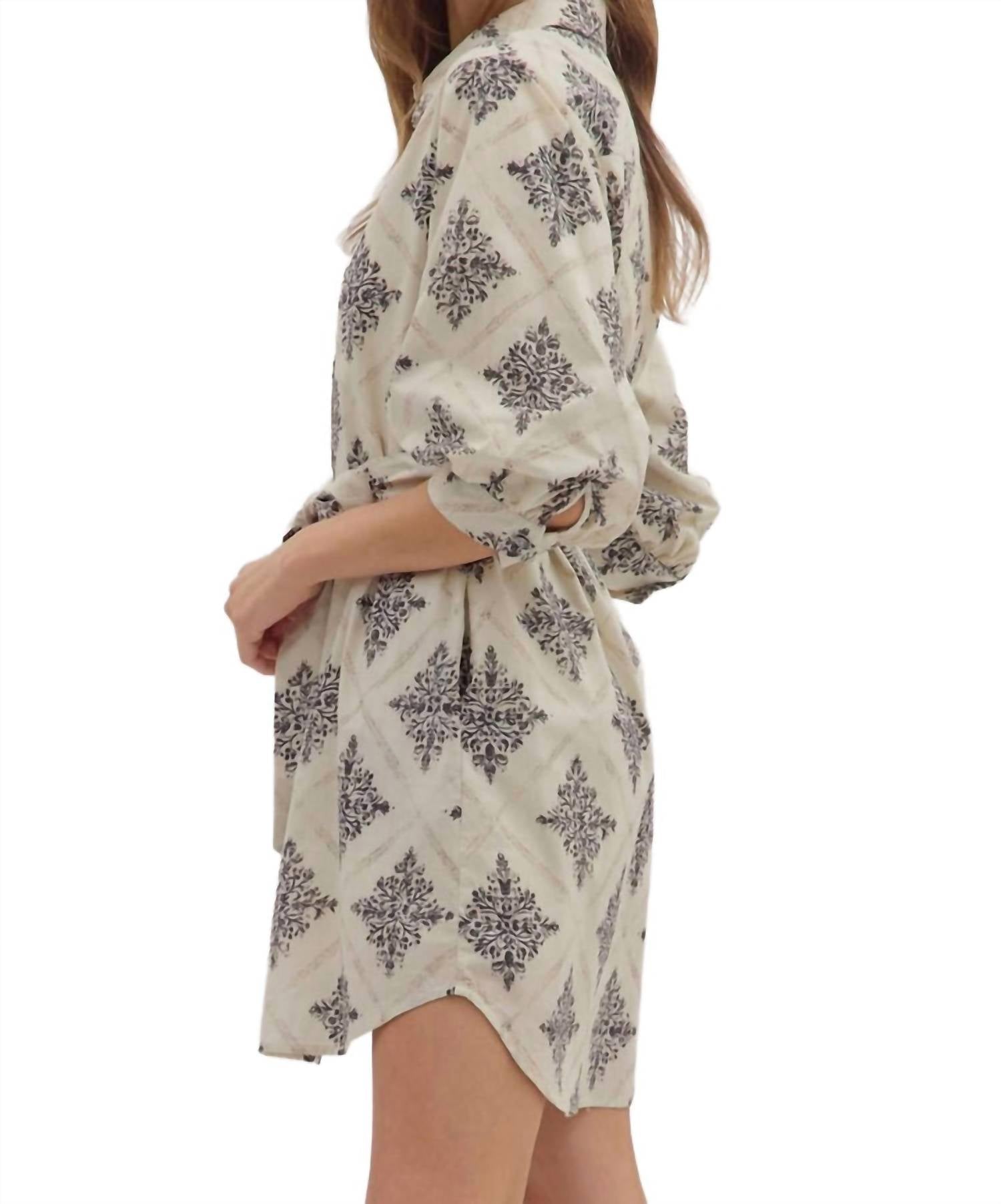 Entro - Diamond Abstract Dress