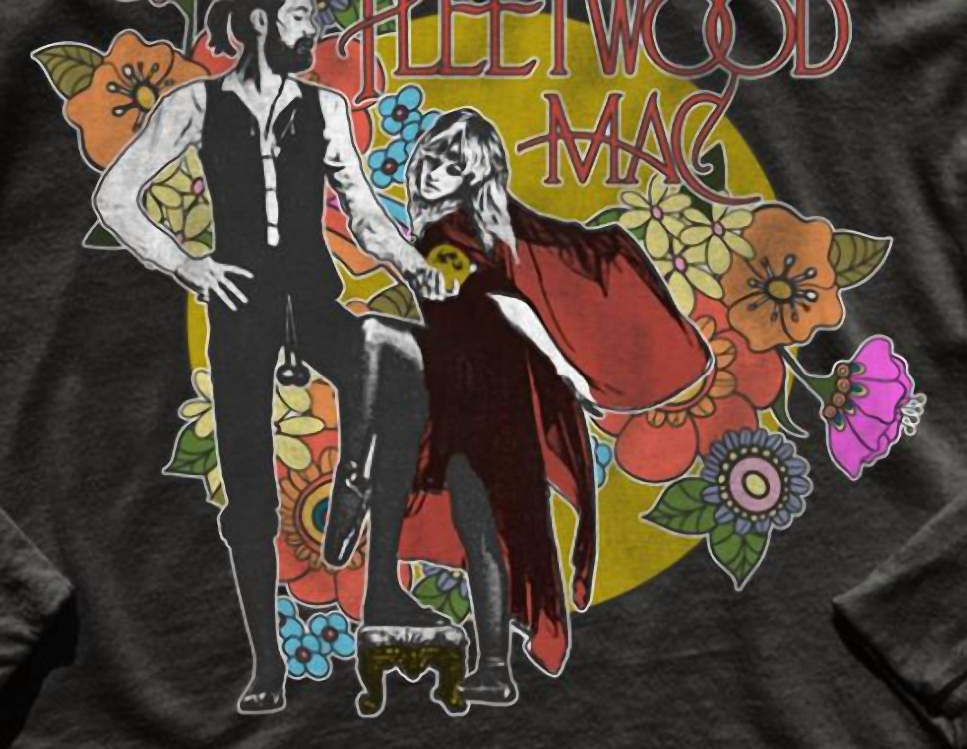 Rowdy Sprout - Women's Fleetwood Mac Not Quite Crop Tee