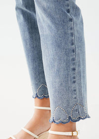 Fdj - Pari Pull-on Straight Ankle Jeans
