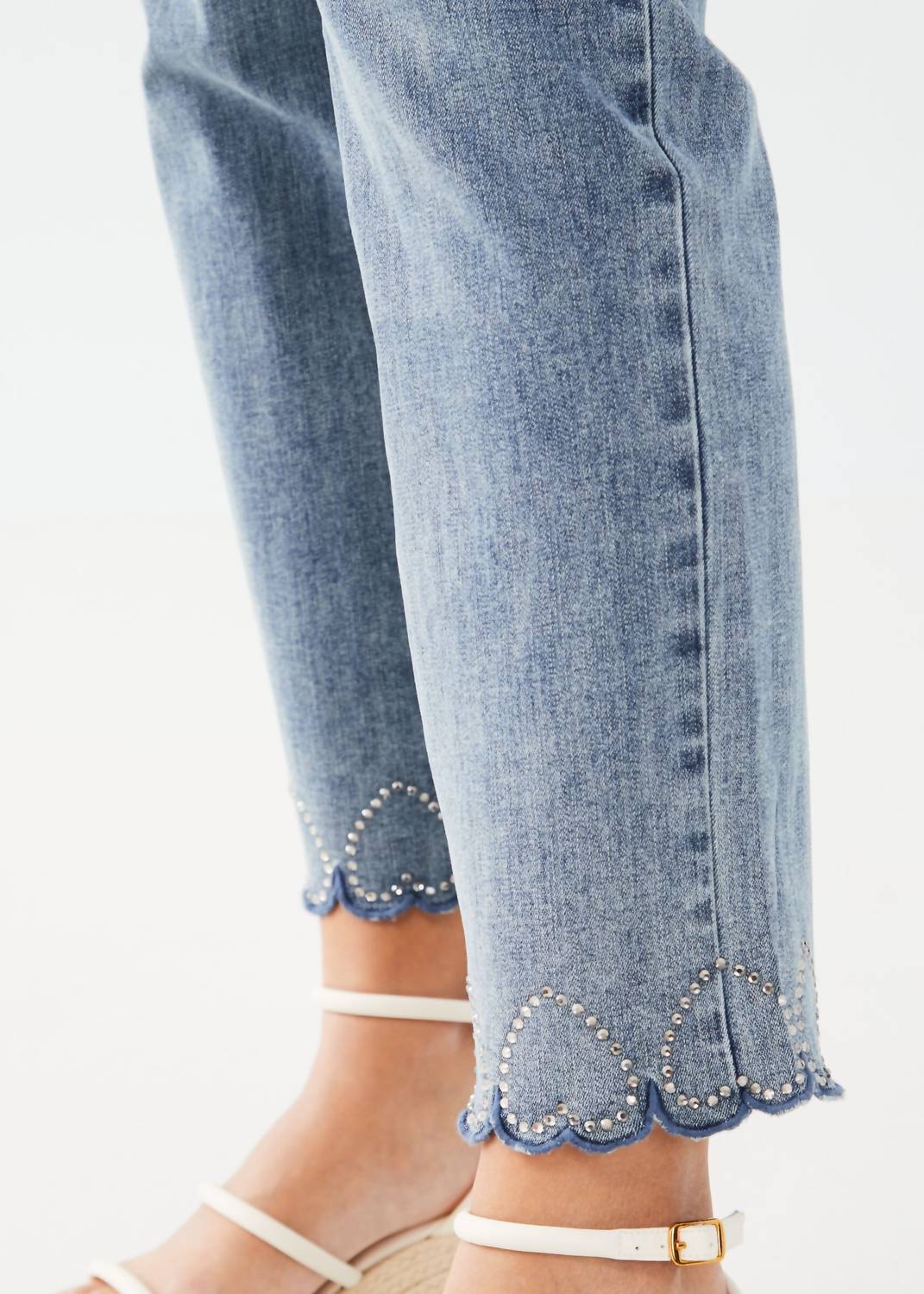 Fdj - Pari Pull-on Straight Ankle Jeans