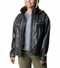 Columbia coral ridge ODX Jacket in black - women's jacket - detail view