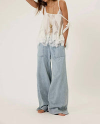 Free People - Breezy Denim Pull-on Jeans