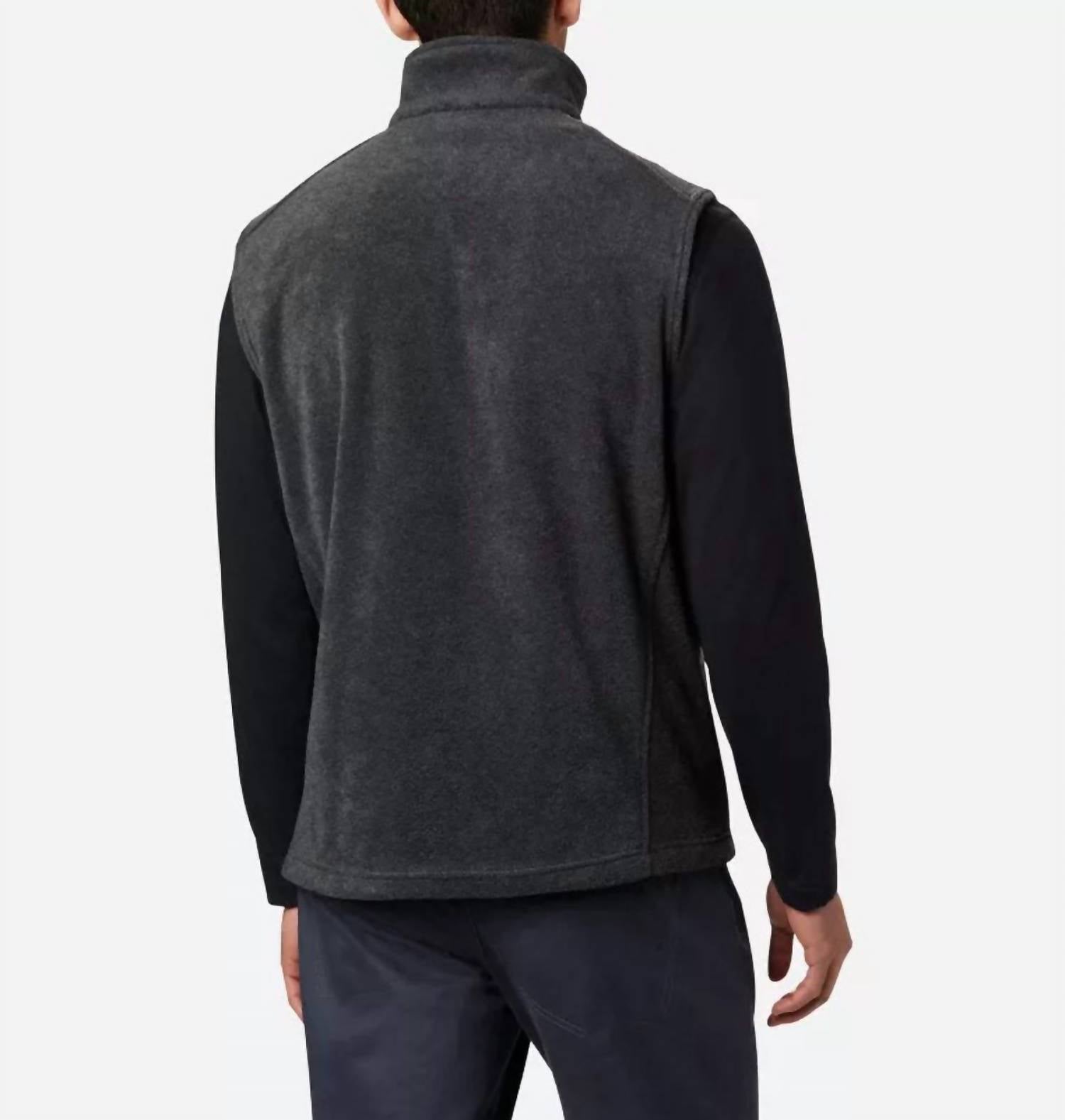 Columbia Steens Mountain™ Vest in charcoal heather - men's jacket - view 4
