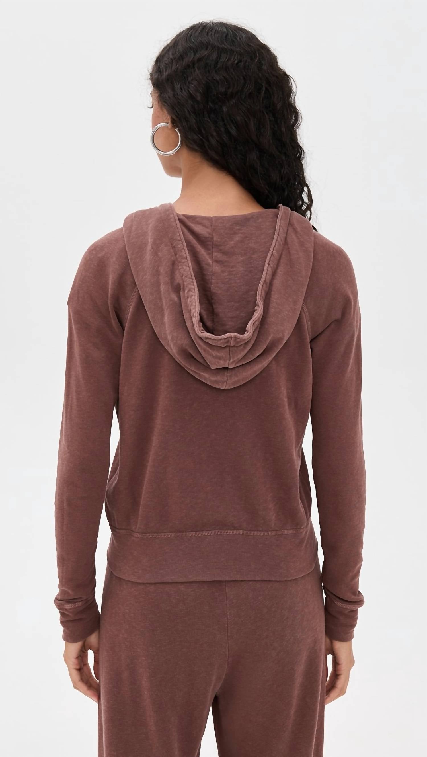 James Perse - Vintage French Terry Zip Hoodie