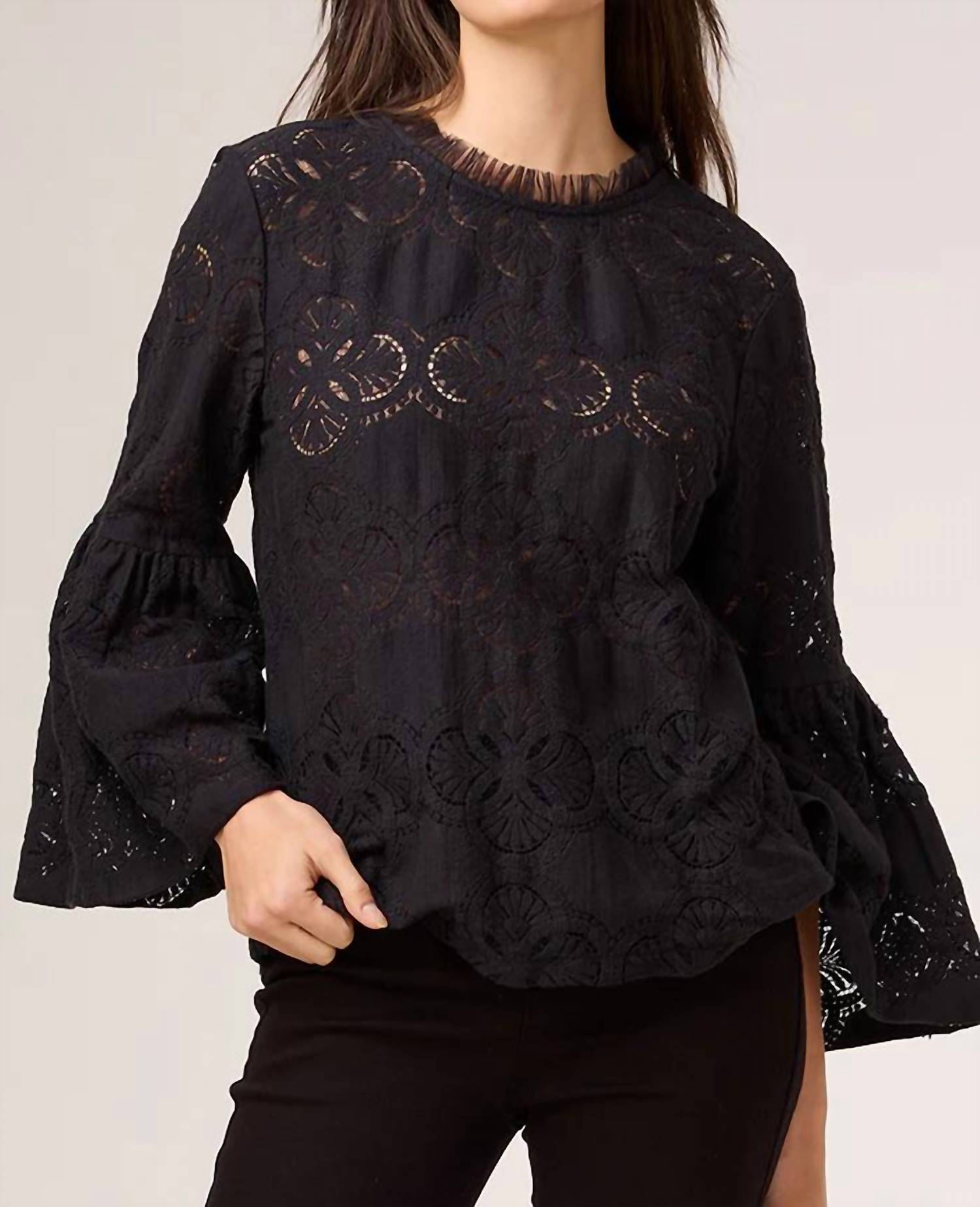 Nic + Zoe - Lark Lace Statement Top