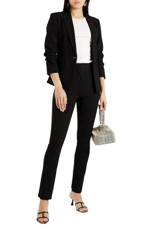 Derek Lam 10 Crosby - Rouched Leopard-jacquard Blazer