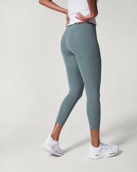 Spanx Booty Boost Active 7/8 Leggings in hazy blue grey - women's pants - alternate view