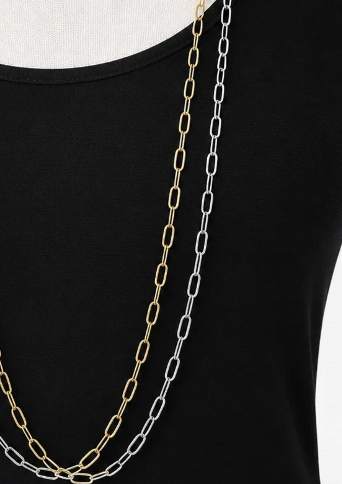 No Whining Designing - Women's Paperclip Chain Necklace