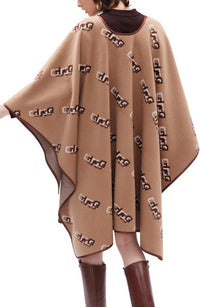 Diane Von Furstenberg - Curtis Knit Jacquard Cape