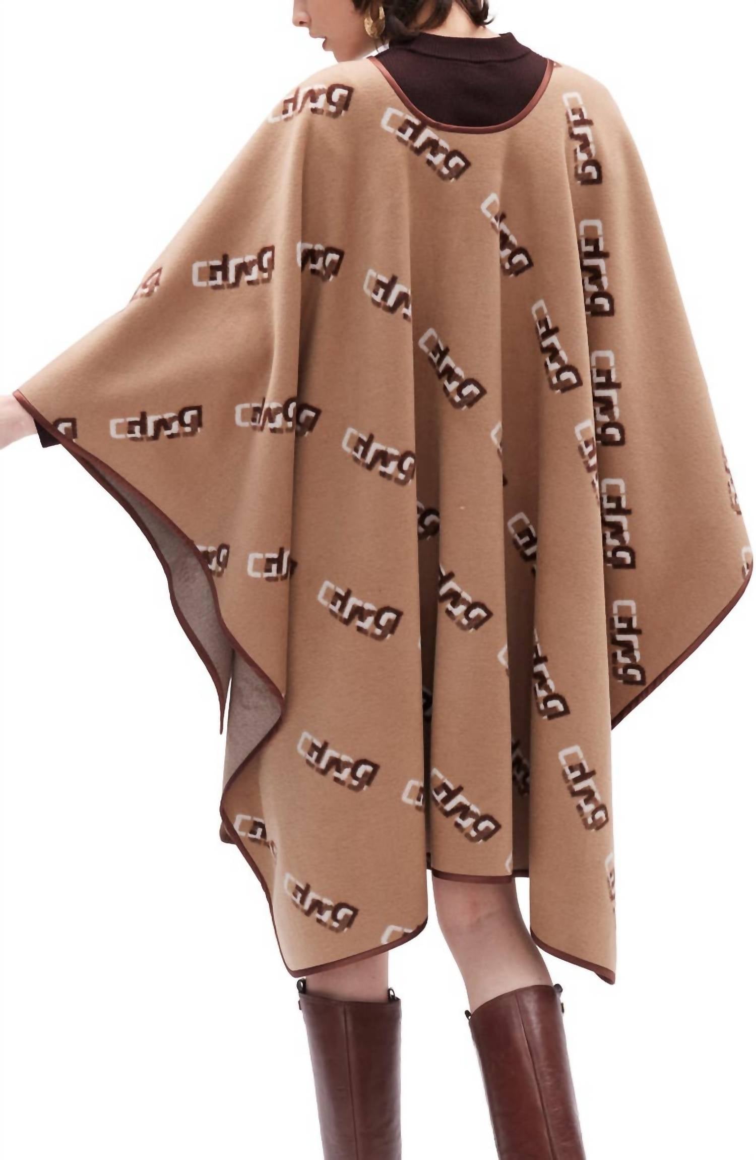 Diane Von Furstenberg - Curtis Knit Jacquard Cape