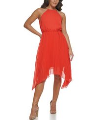 Kensie - Pleated Asymmetrical Dress
