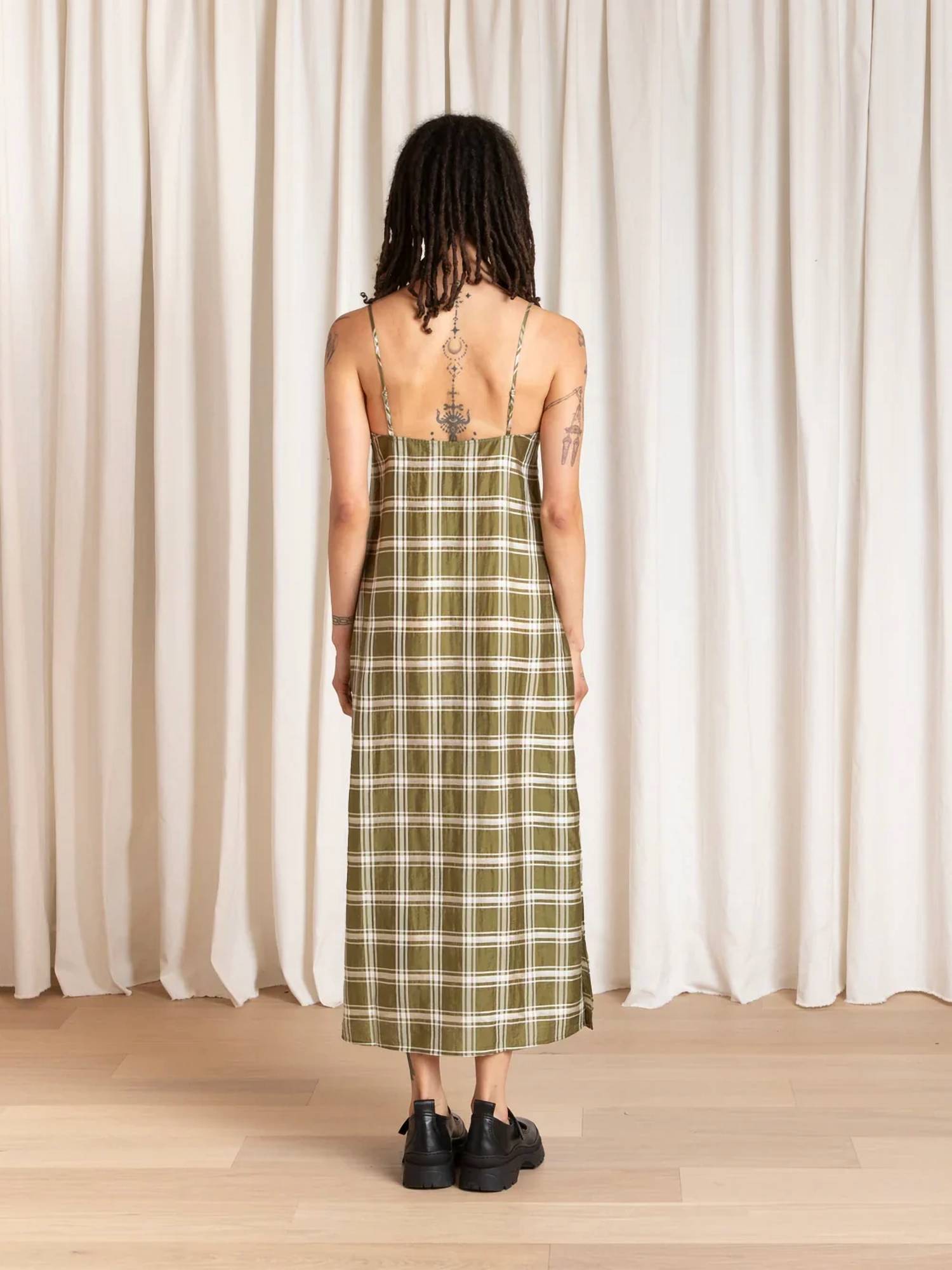 Ali Golden - Square Neck Slip Dress