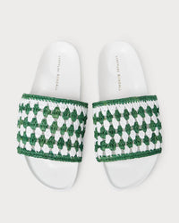 Loeffler Randall - Women's Crochet Raffia Sandal