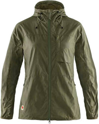 Fjallraven High Coast Wind Jacket in green - women's jacket - alternate view
