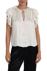 Love Token - Daphne Flutter Sleeve Top
