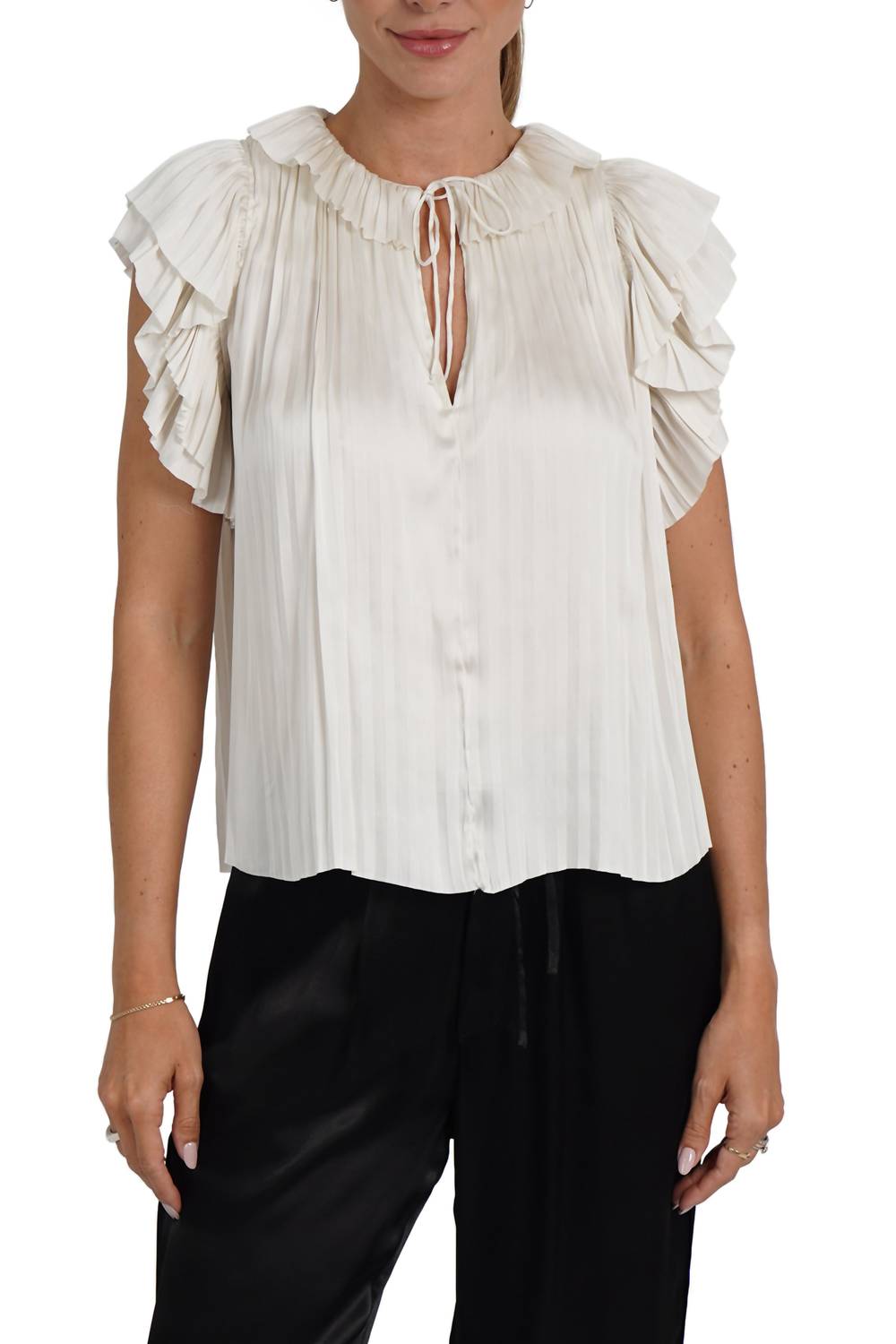 Love Token - Daphne Flutter Sleeve Top