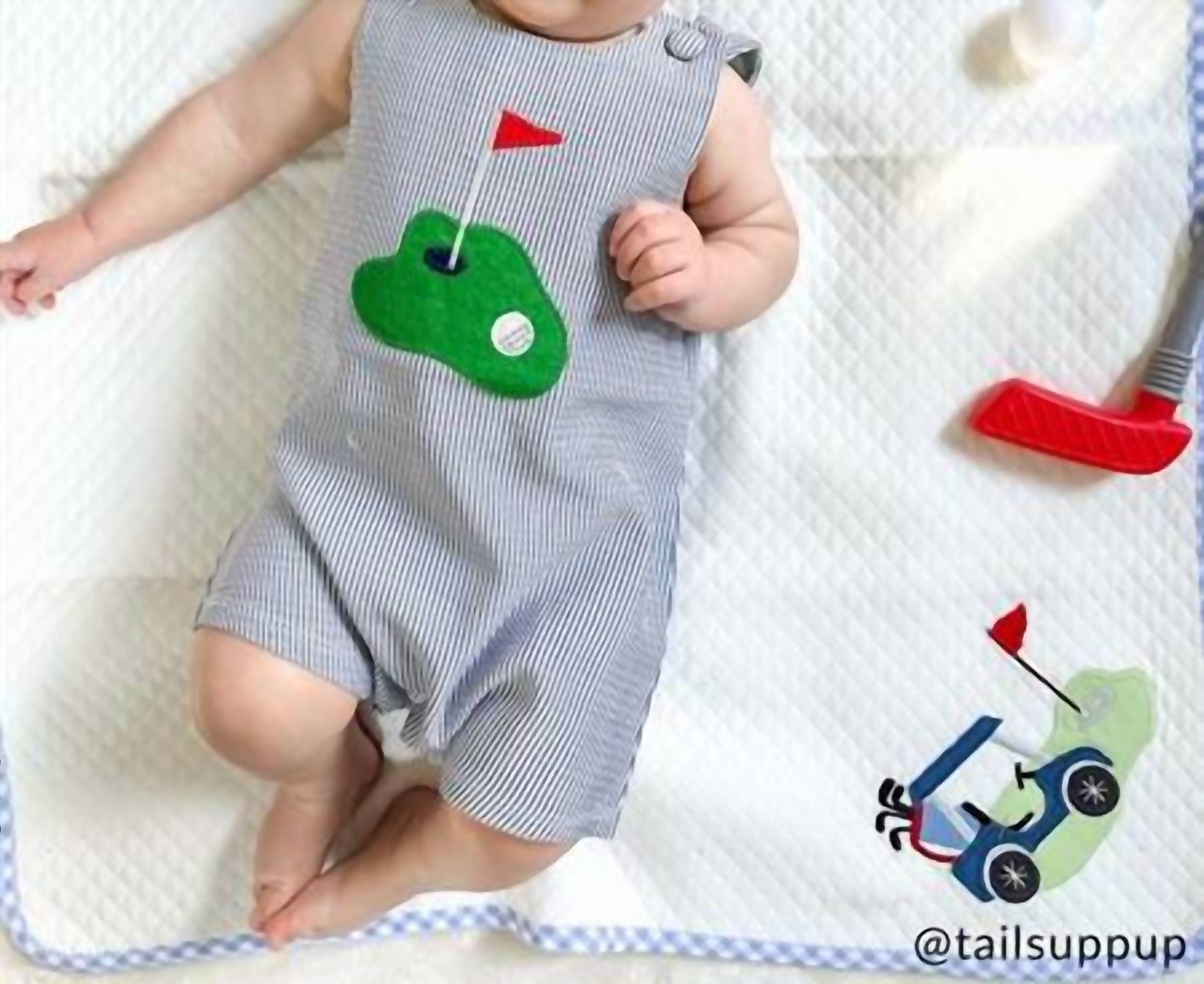 Mudpie - Kid's Golf Jon Jon Romper