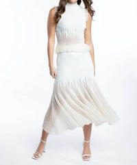 Burgess Sweaters - Isabelle Ruffle Midi Skirt