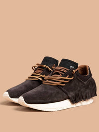 ESSEutESSE Women's Brain Sneaker in charcoal - women's sneaker