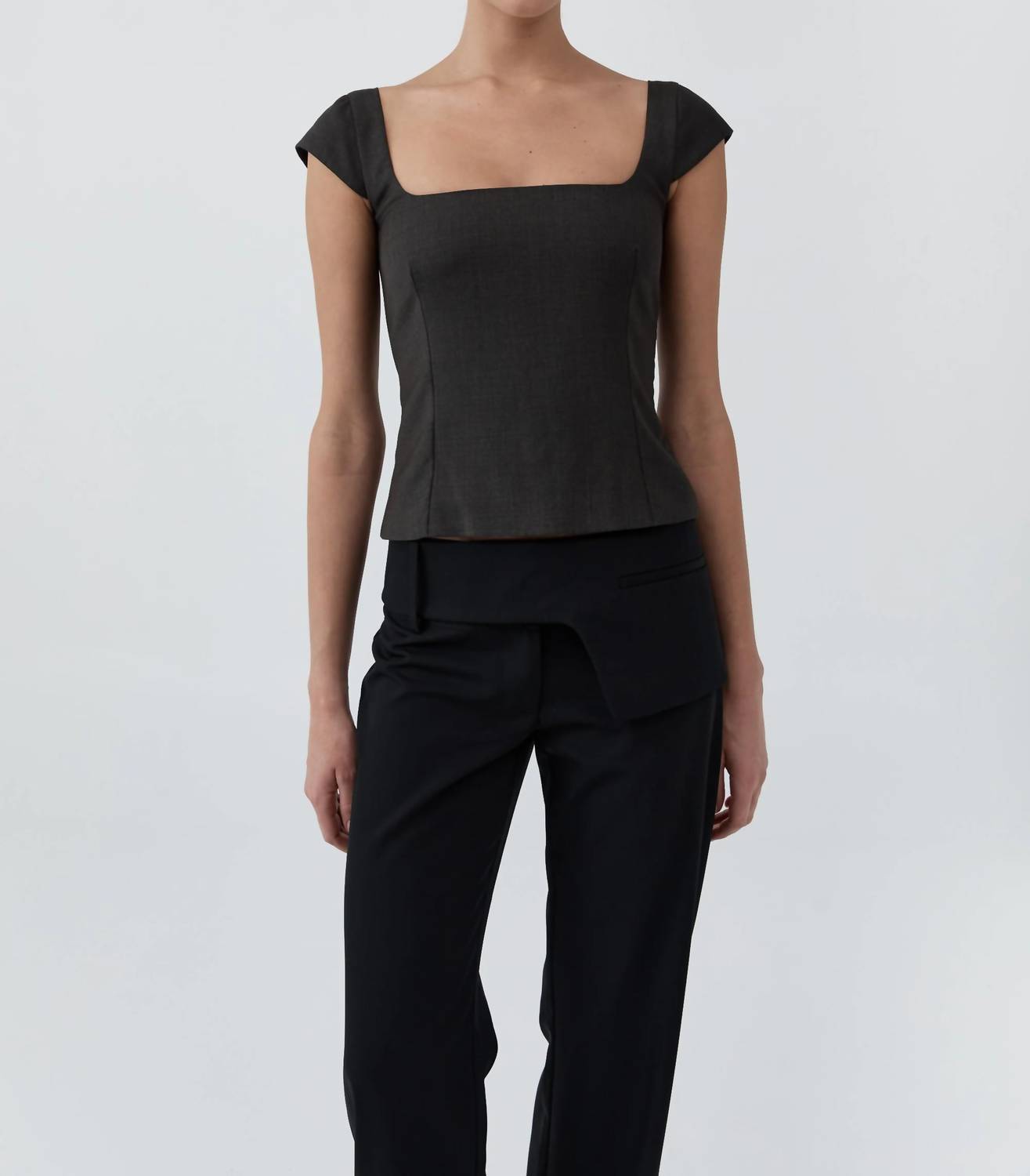 St. Agni - Wool Cap Sleeve Top