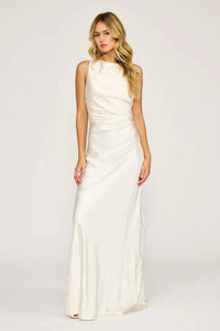 Lucy Paris - Halo Draped Maxi Dress