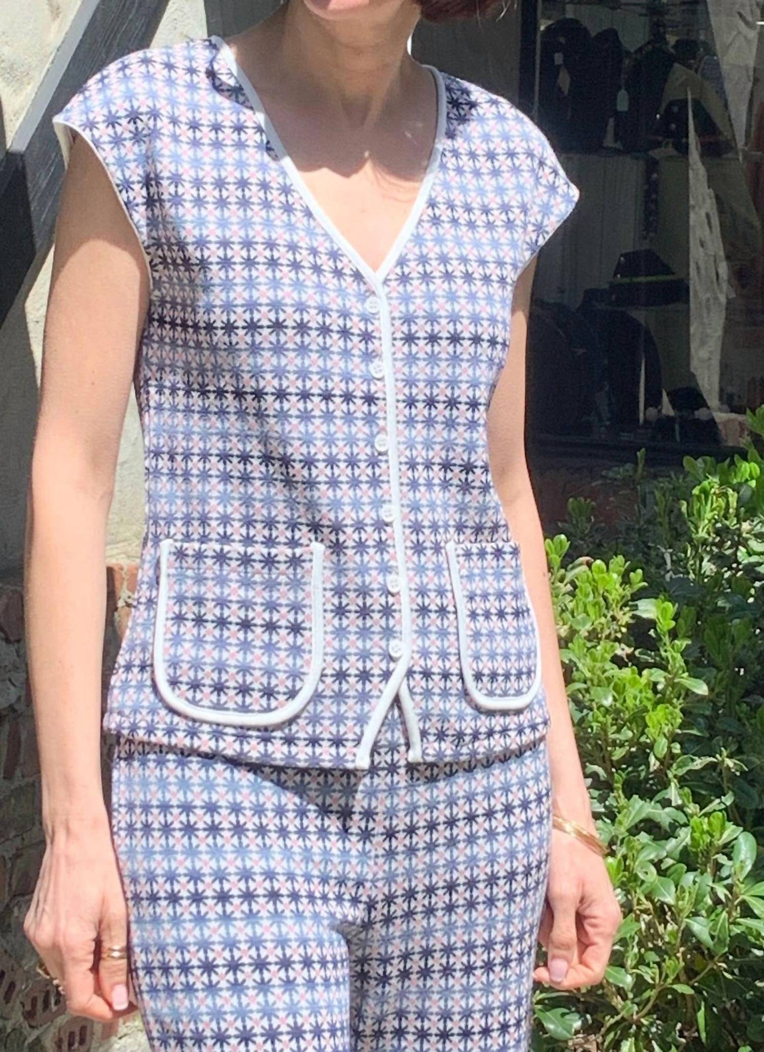 Aldo Martins - Printed Sweater Vest