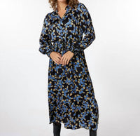 Esqualo - Blue Floral Maxi Dress