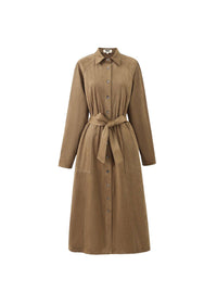 Frnch - Barbet Suede Long Sleeve Dress