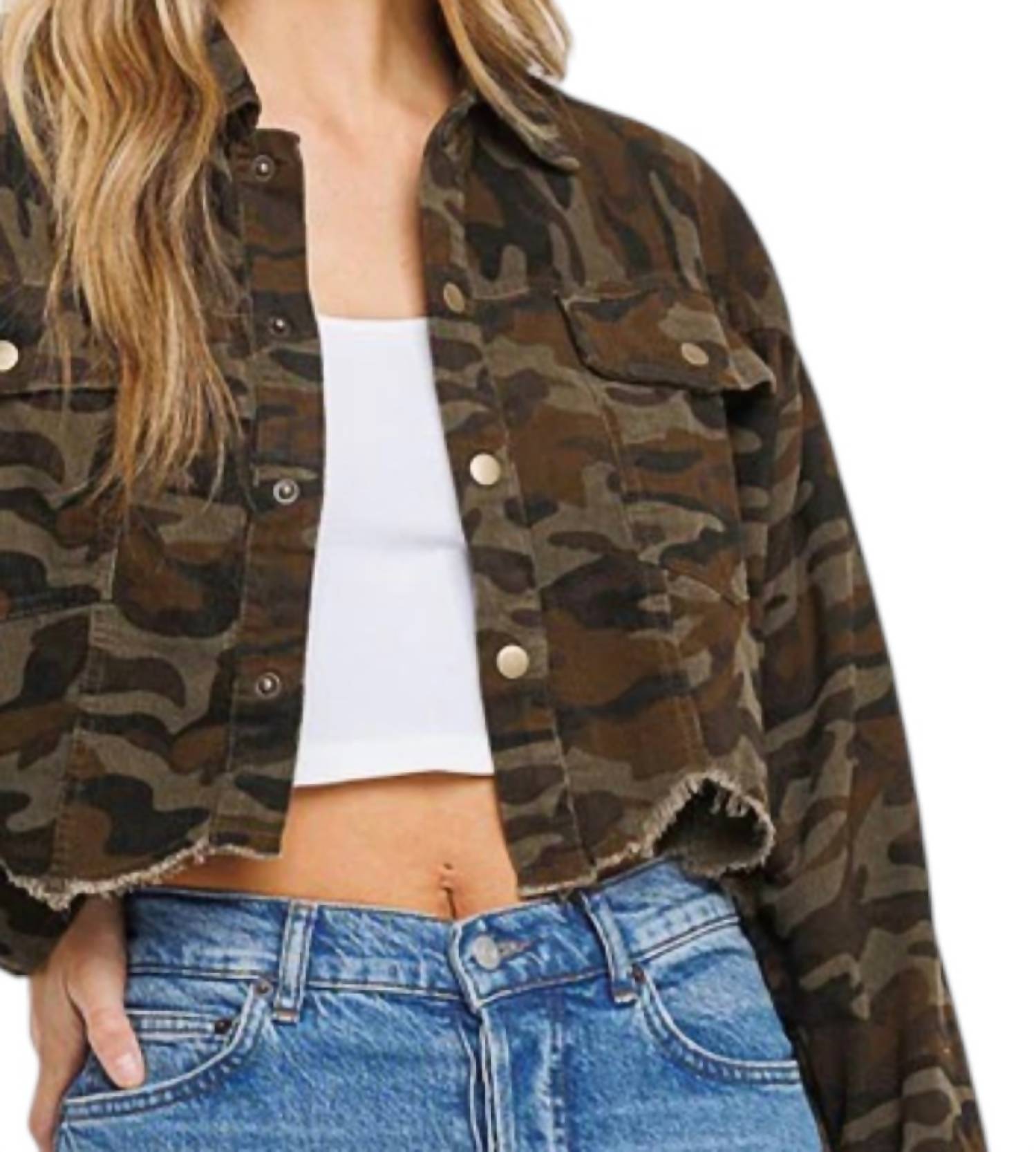 Better Be - Corduroy Crop Jacket