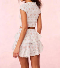Loveshackfancy - ruffle mini skirt
