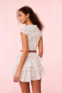 Loveshackfancy - ruffle mini skirt