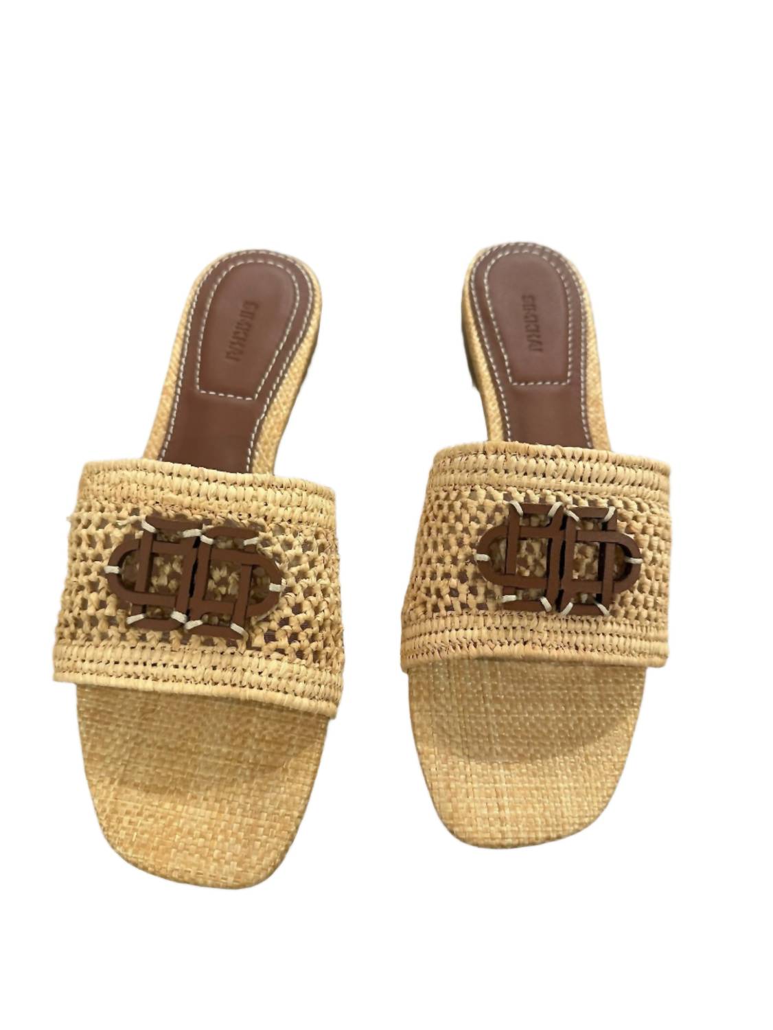Simkhai - Women's Delphi Raffia Flat Sandal