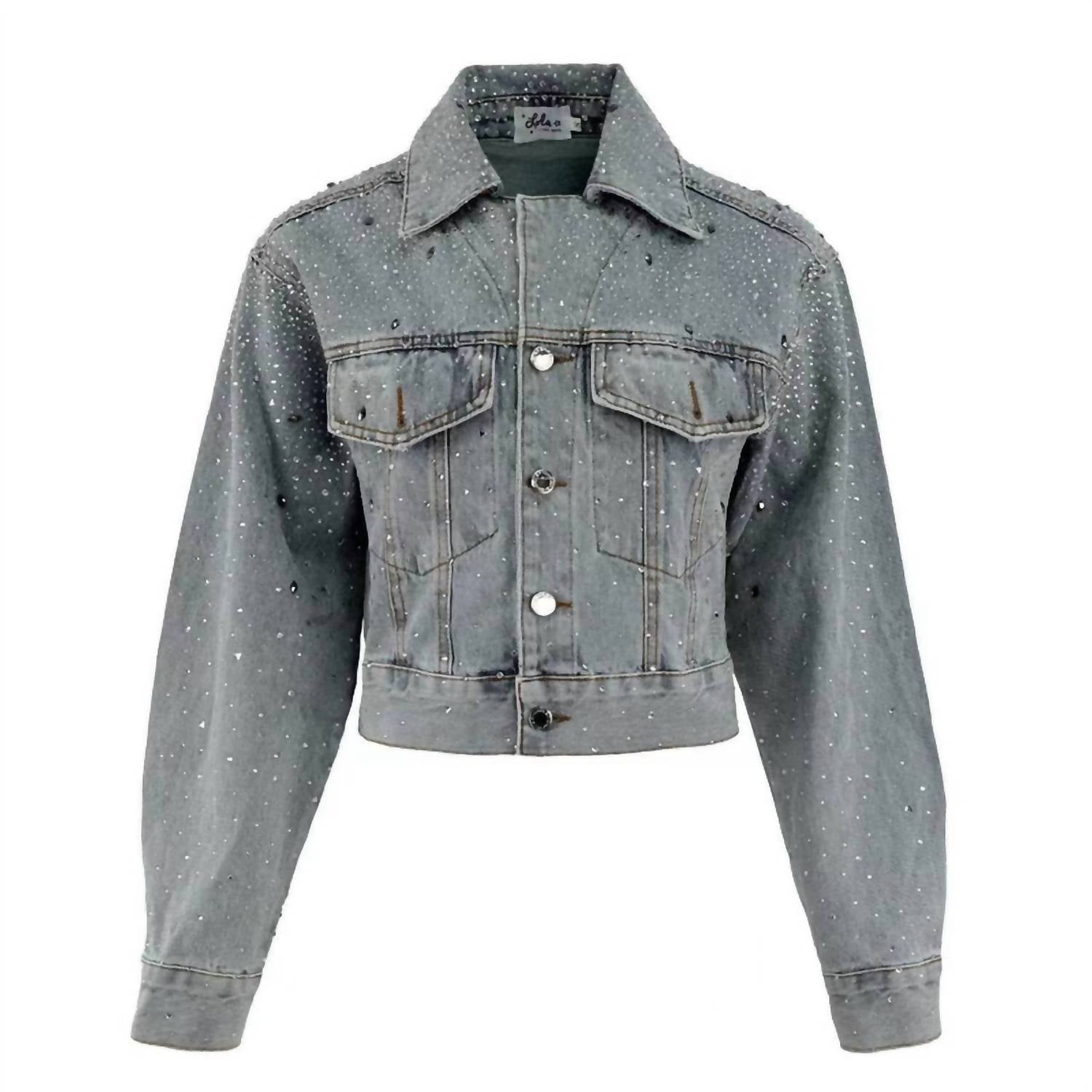 Lola + The Boys - Crystal Bow Jacket