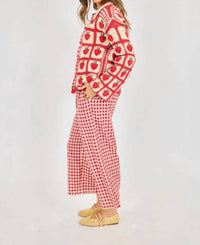 Sadie & Sage - Berrylicious Crotchet Cardigan Sweater