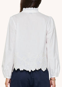 Current Air - Embroidered Border Blouse