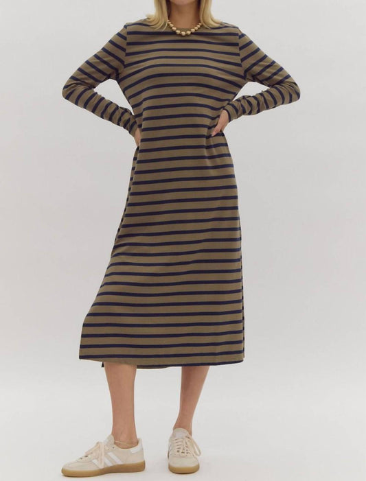 Entro - Calico Midi Dress