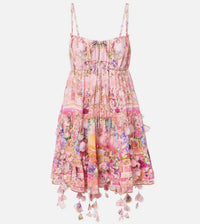 Camilla - Gathered Bust Tiered Mini Dress