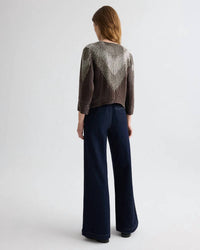 TWP She Talks To Angels Jacket in dark chocolate gunmetal - women's jacket - view 5