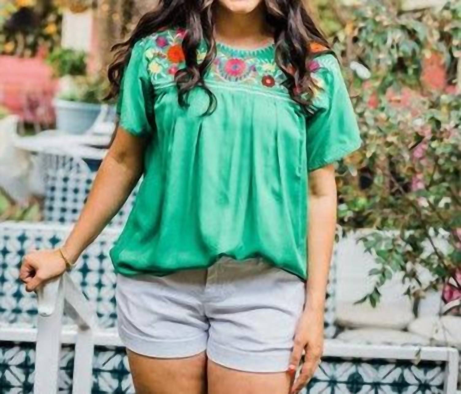 Layerz Clothing - Embroidered Fiesta Top