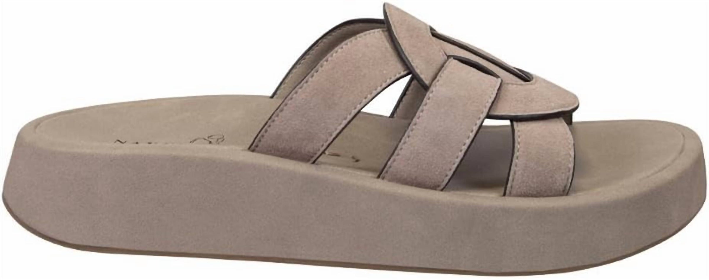 Naked Feet Women's Market Platform Sandal in taupe - women's sandal - alternate view