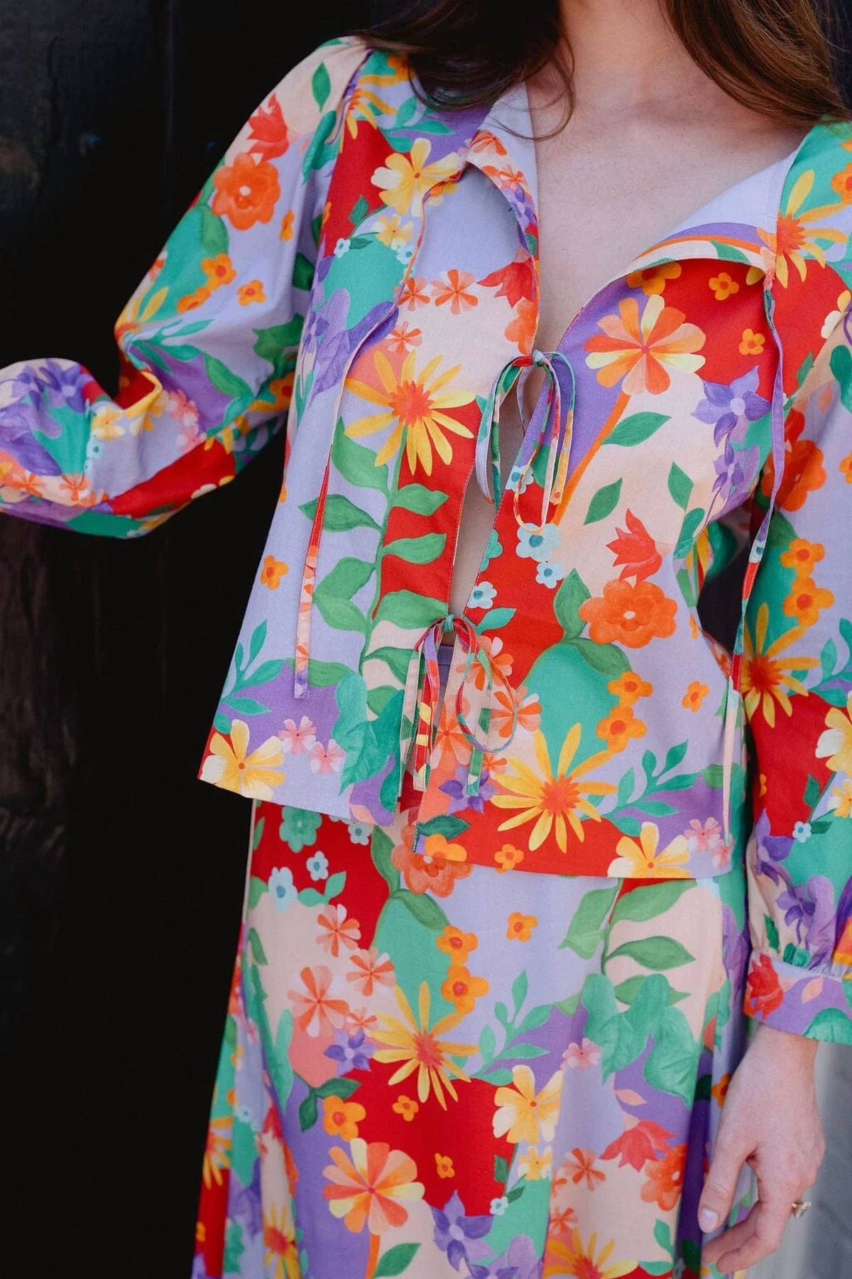 Briton Court - Elise Long Sleeves With Soft Volume Top