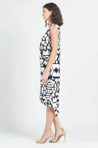 Clara Sunwoo - Silky Pleated Tulip Hem Dress