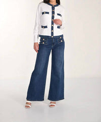 Frank Lyman - Wynsor Wide Leg High Waist Trousers