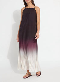 Lysse - Lorena Pleated Chiffon Midi Dress