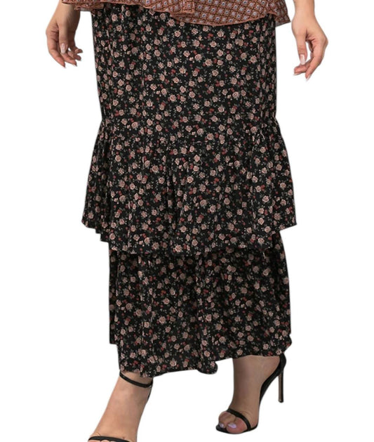 Trendsi - Ditsy Floral Maxi Skirt