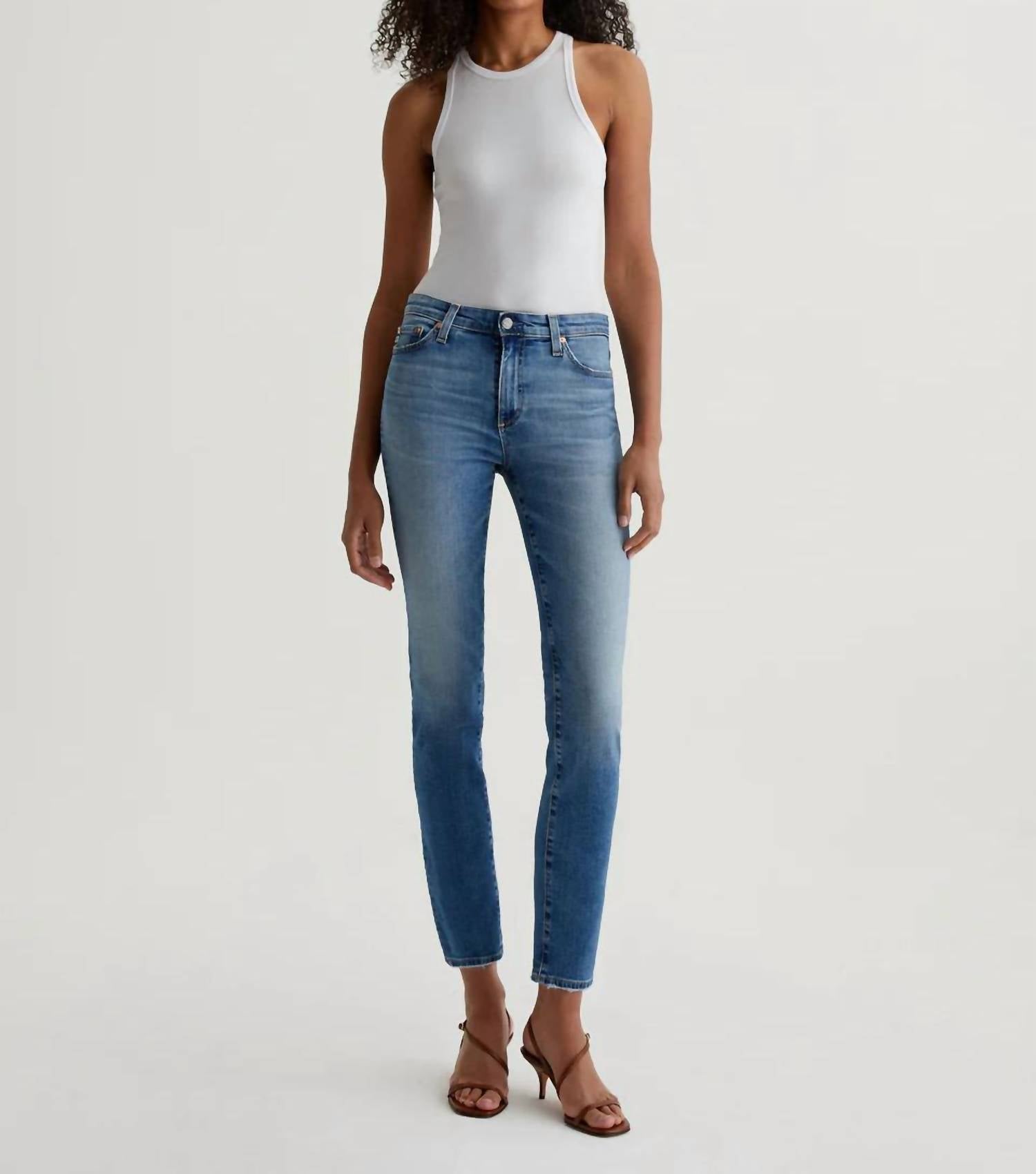 Ag Jeans - Mari Mid-rise Crop Jeans
