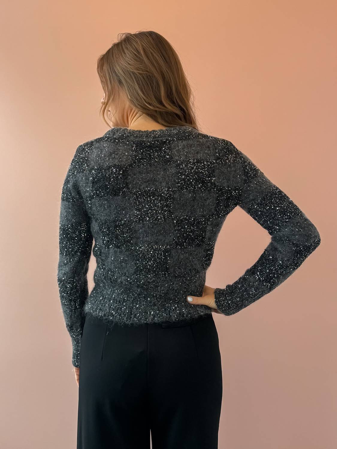 Lucy Paris - Glenn Sequin Cardigan