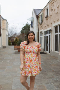 Blu Pepper - Floral Smocked Dress