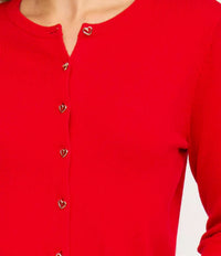 Lucy Paris - Celeste Heart Button Cardigan