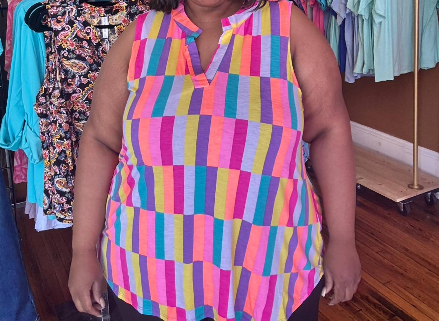 Dear Scarlett - Curvy Sleeveless Tank Top